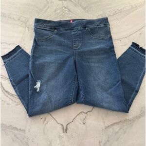 Spanx jeans. Large petite. Destructed.
